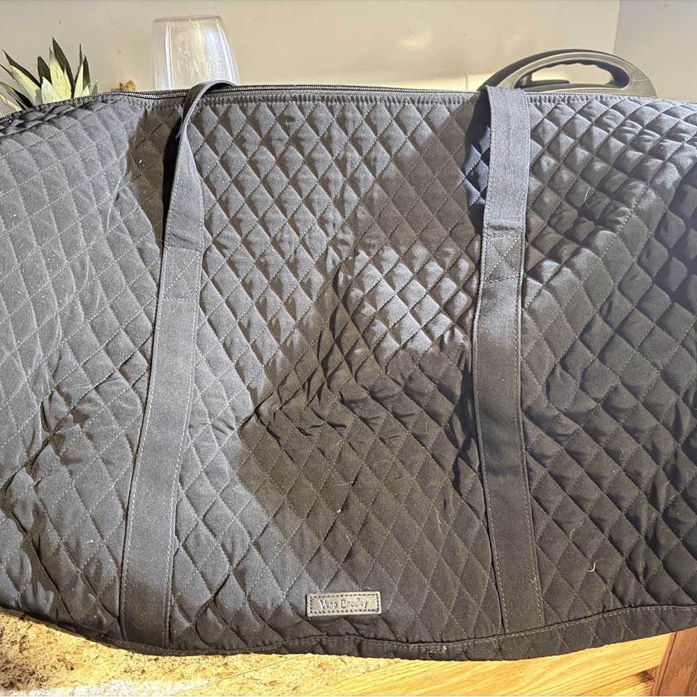 Vera Bradley Black Quilted Tote